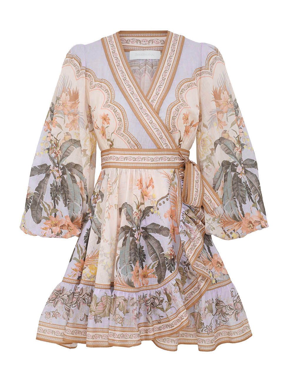 Wylie Mini Wrap Frill Dress - 4