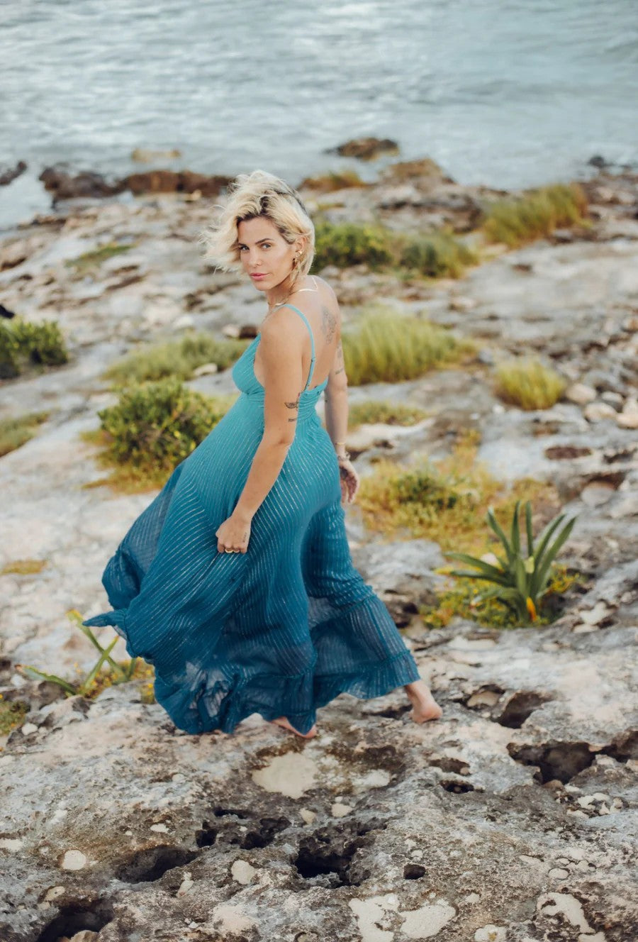Reef Ocean Maxi Dress - Blue - 2