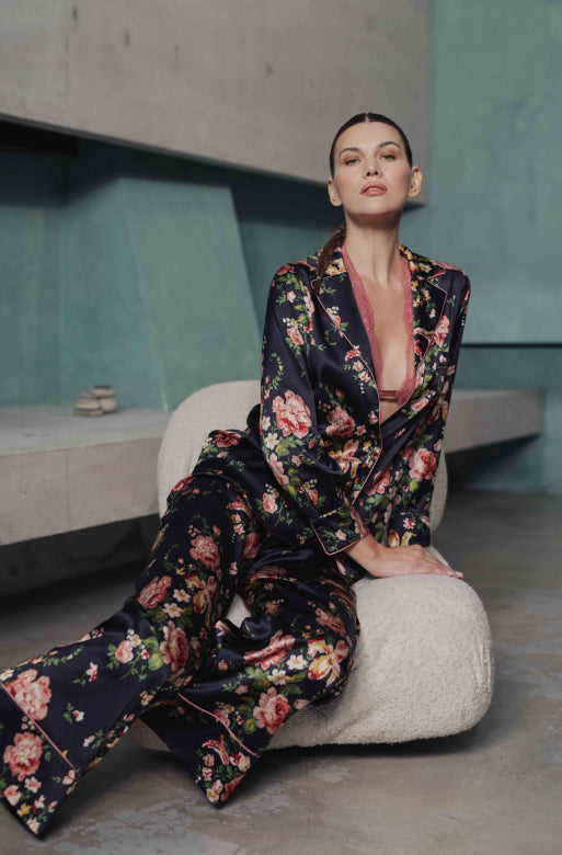 Bernadette silk satin pyjamas - 2