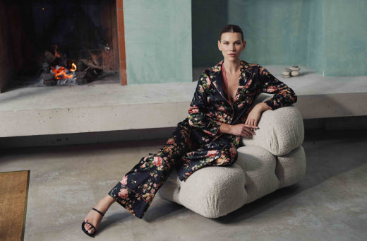 Bernadette silk satin pyjamas - 3