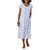Rose Stripe Cotton Jersey Nightgown - 1