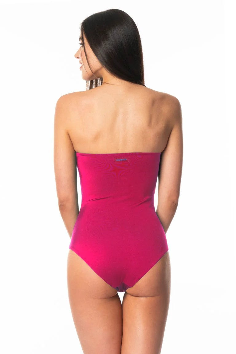 One Piece Underwear Mediation  - Fuchsia - 2