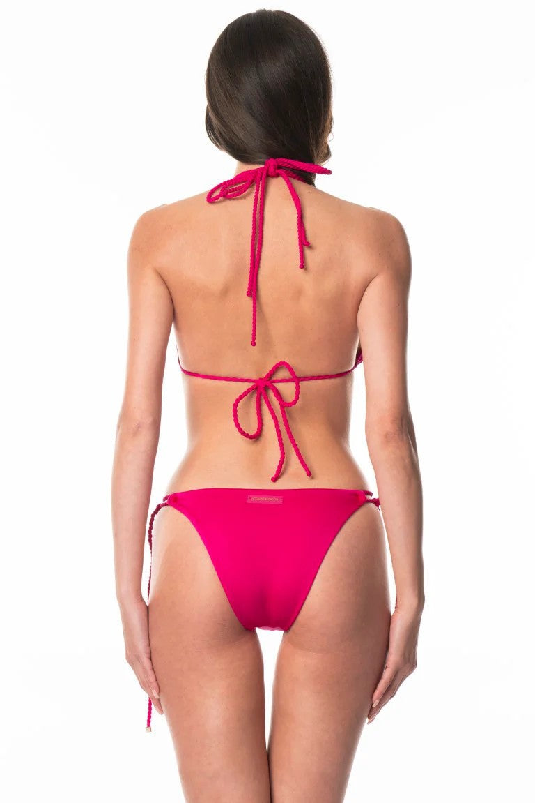 Swarovski Jewel Triangle Bikini - Fuchsia - 2