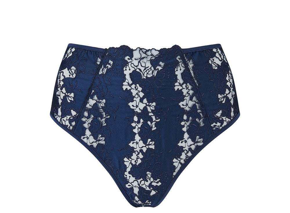 Coco de Mer Arella High Waisted Open Knicker - 1