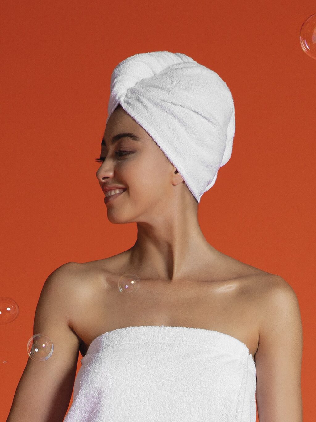 Turban Bouquet Series - White - 1