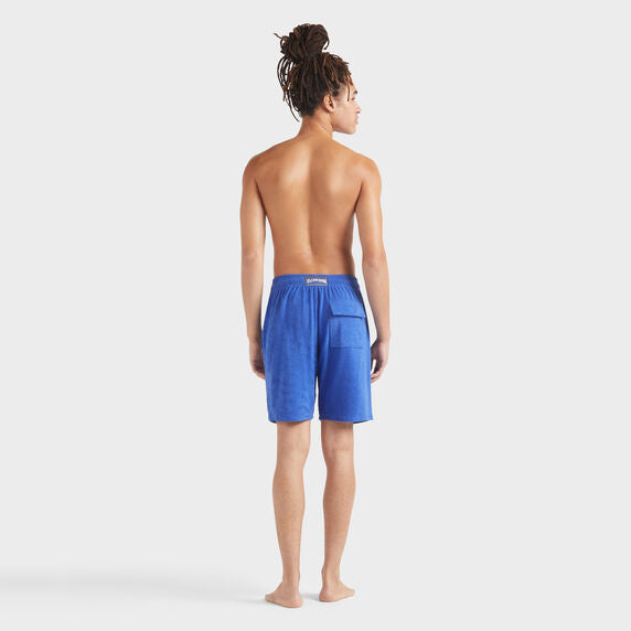 Terry Bermuda Shorts Solid - Blue - 2