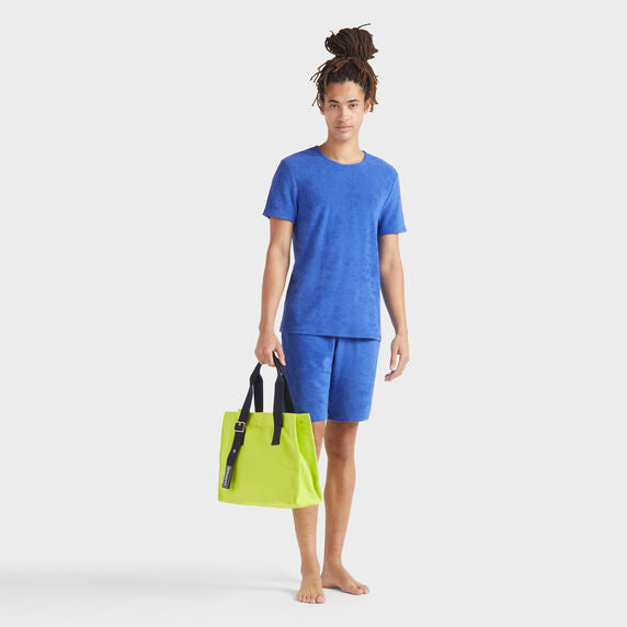 Terry Bermuda Shorts Solid - Blue - 3