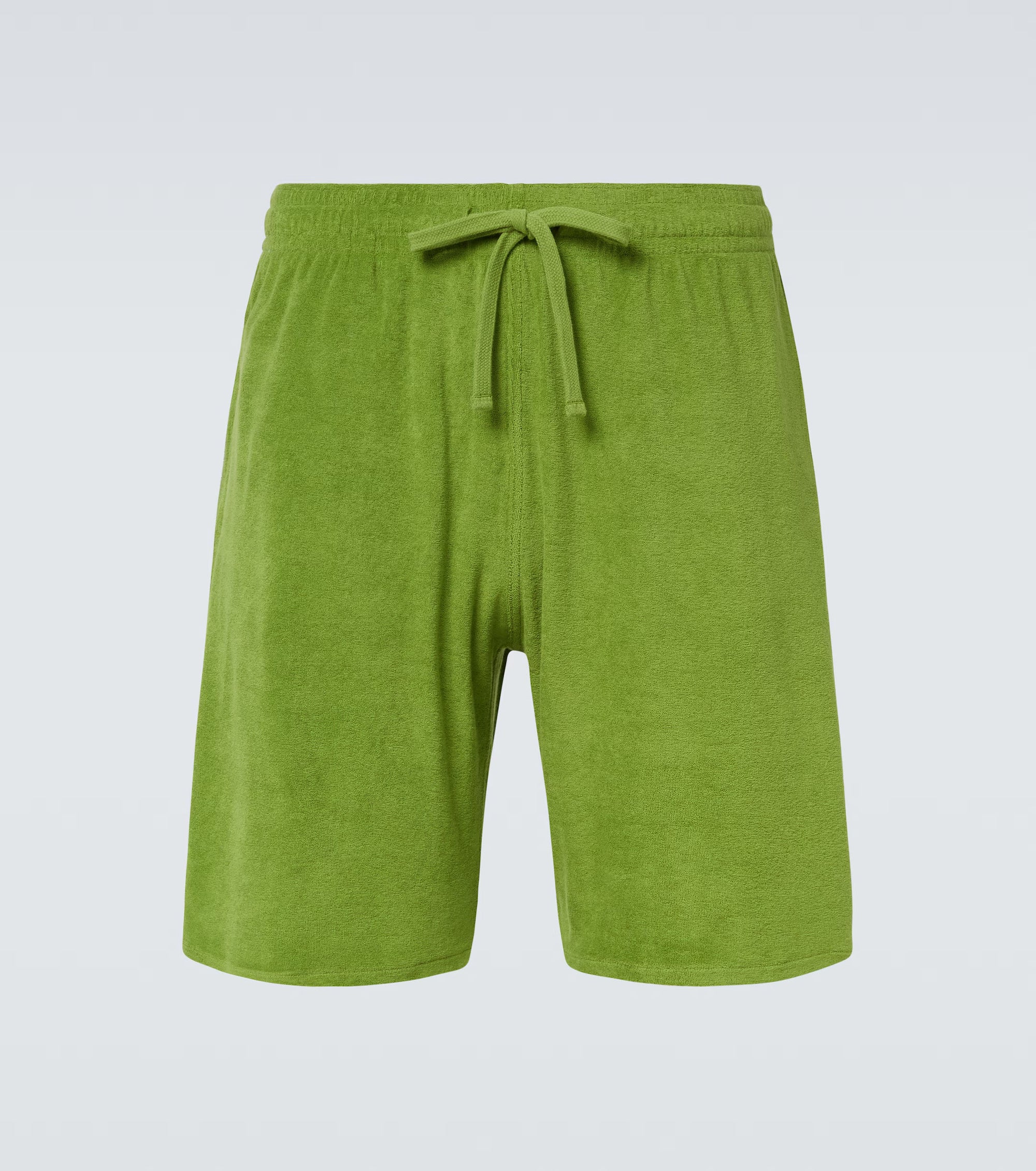 Terry Bermuda Shorts Solid - Green - 5