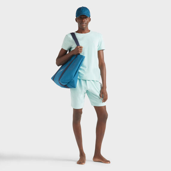 Terry Bermuda Shorts Solid - Light Blue - 3