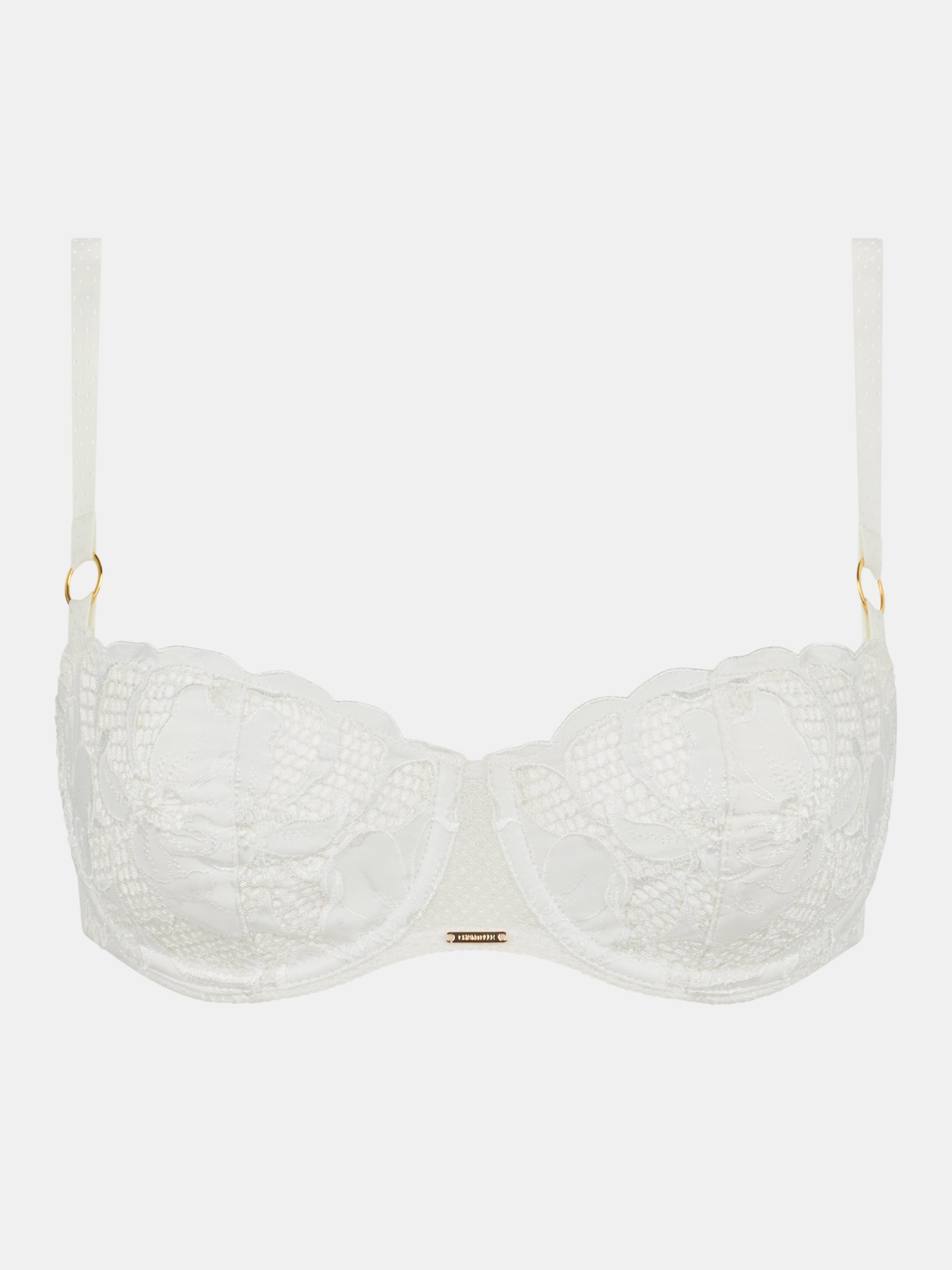 Fleurs Signature Lace Demi Bra - Milk - 4
