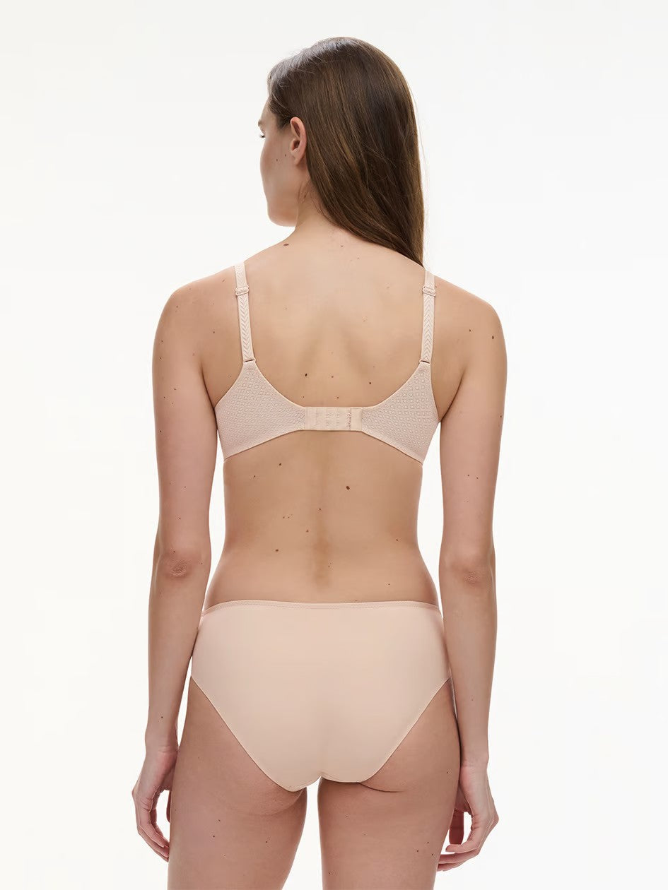 Origins Lace Unlined Demi Bra - Beige - 3