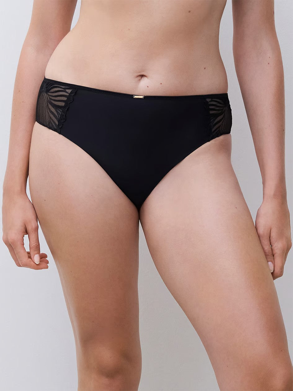 Legend Mid Rise Bikini - Black - Black - 1