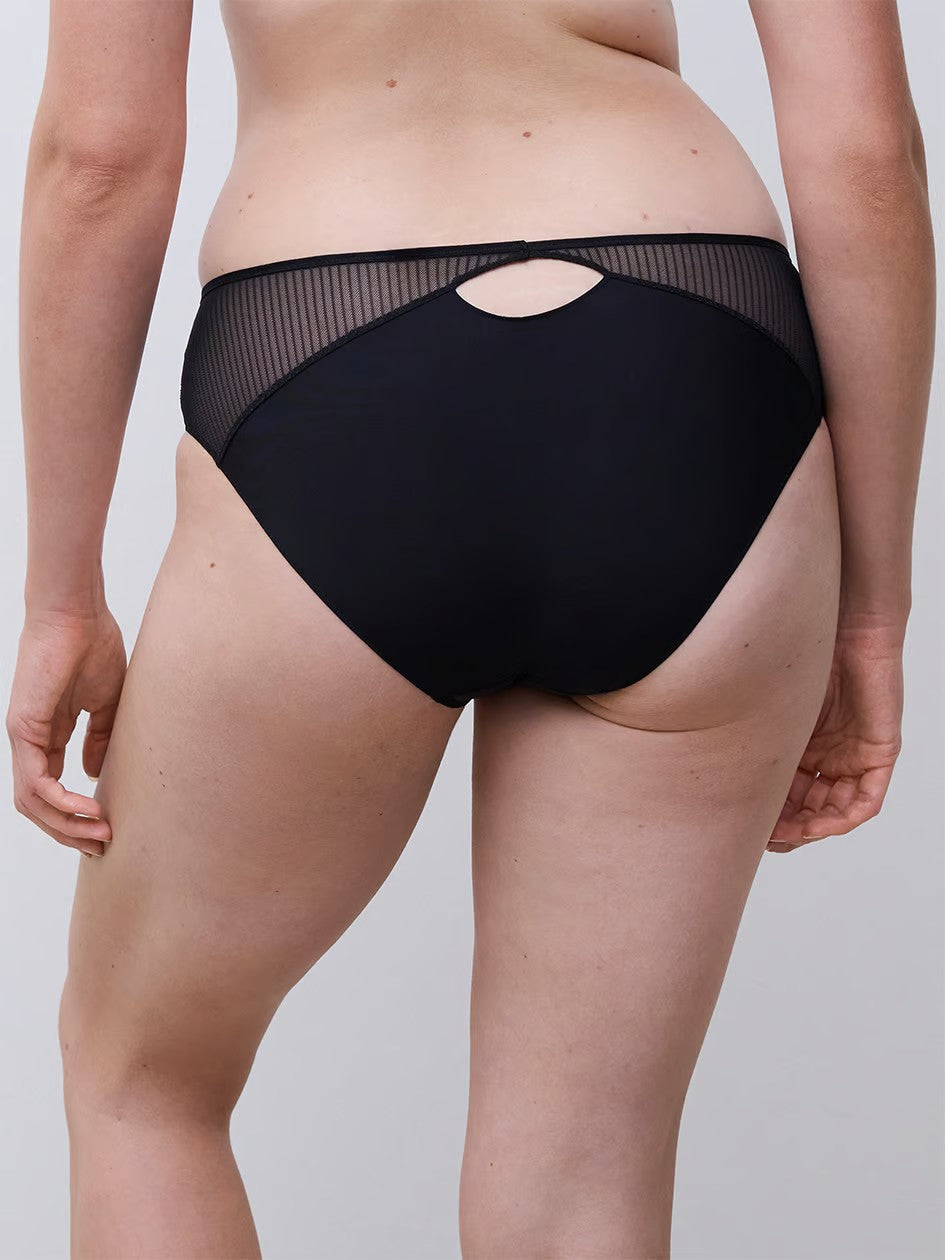 Legend Mid Rise Bikini - Black - Black - 4