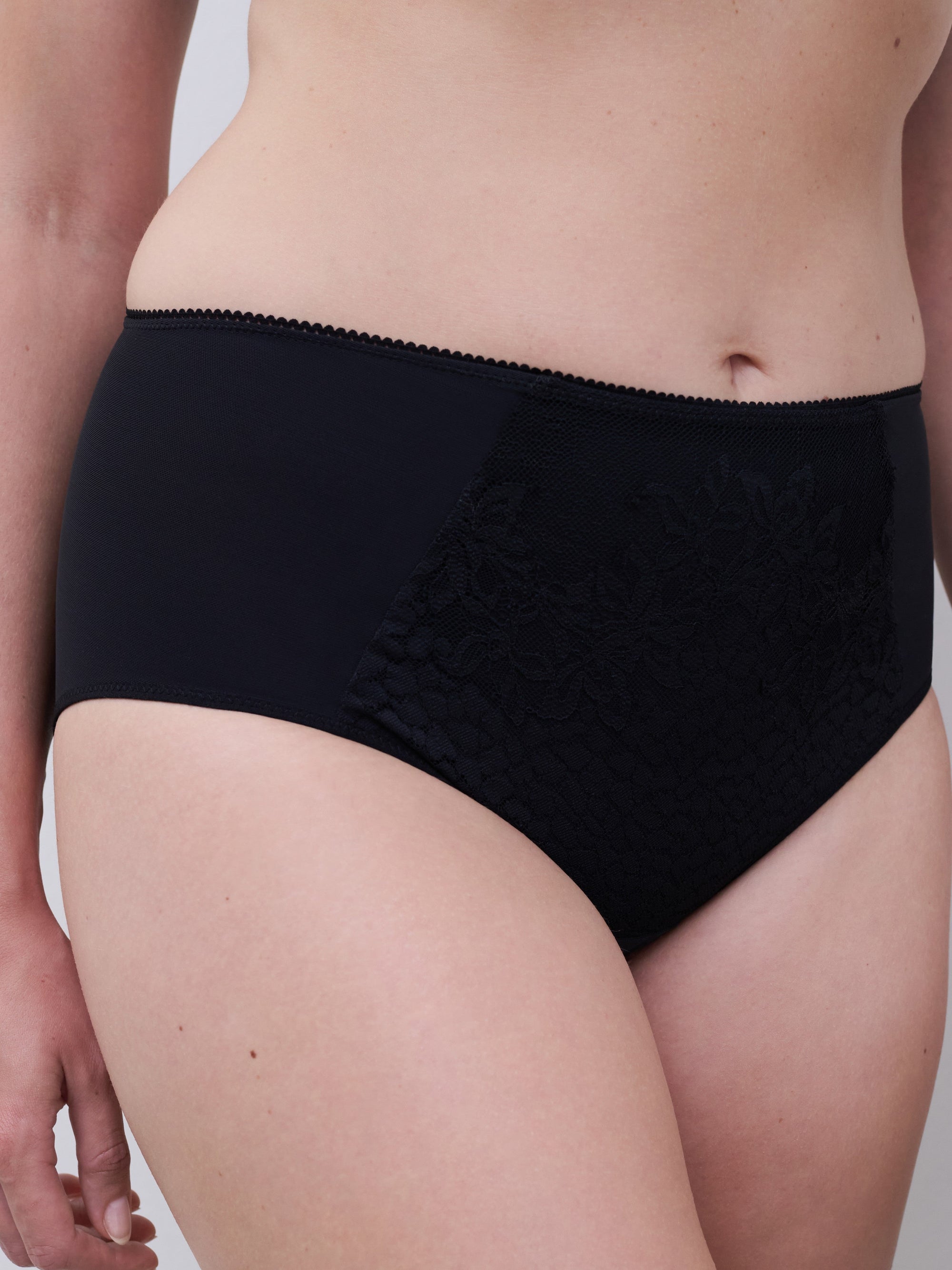 Maris High Waist Support Brief - Black - 1