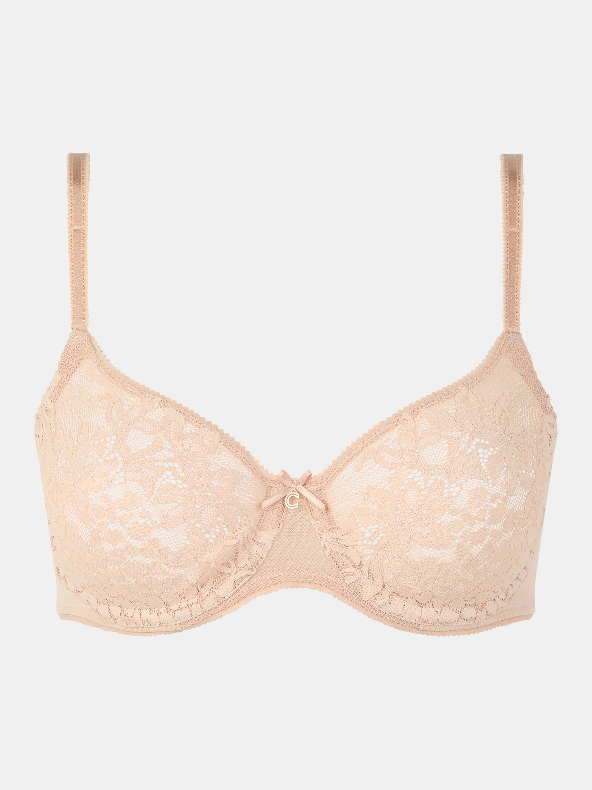Maris Lace Full Coverage Unlined Bra - Nude - 3