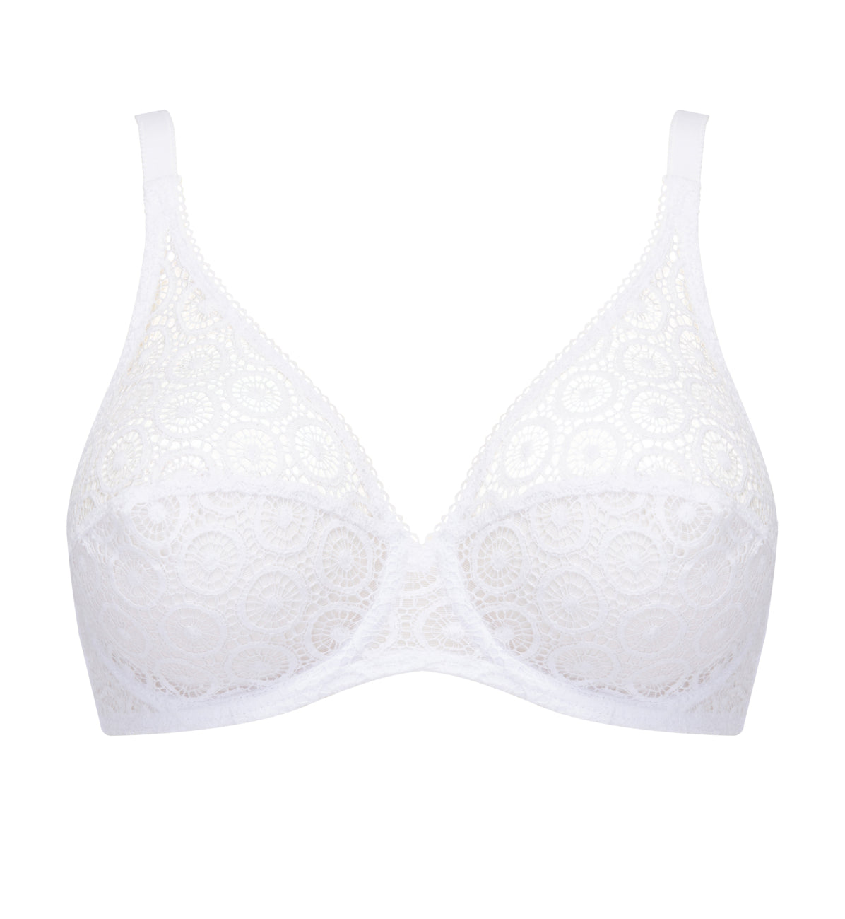 Fête Full Coverage Unlined Bra - White - Image 4
