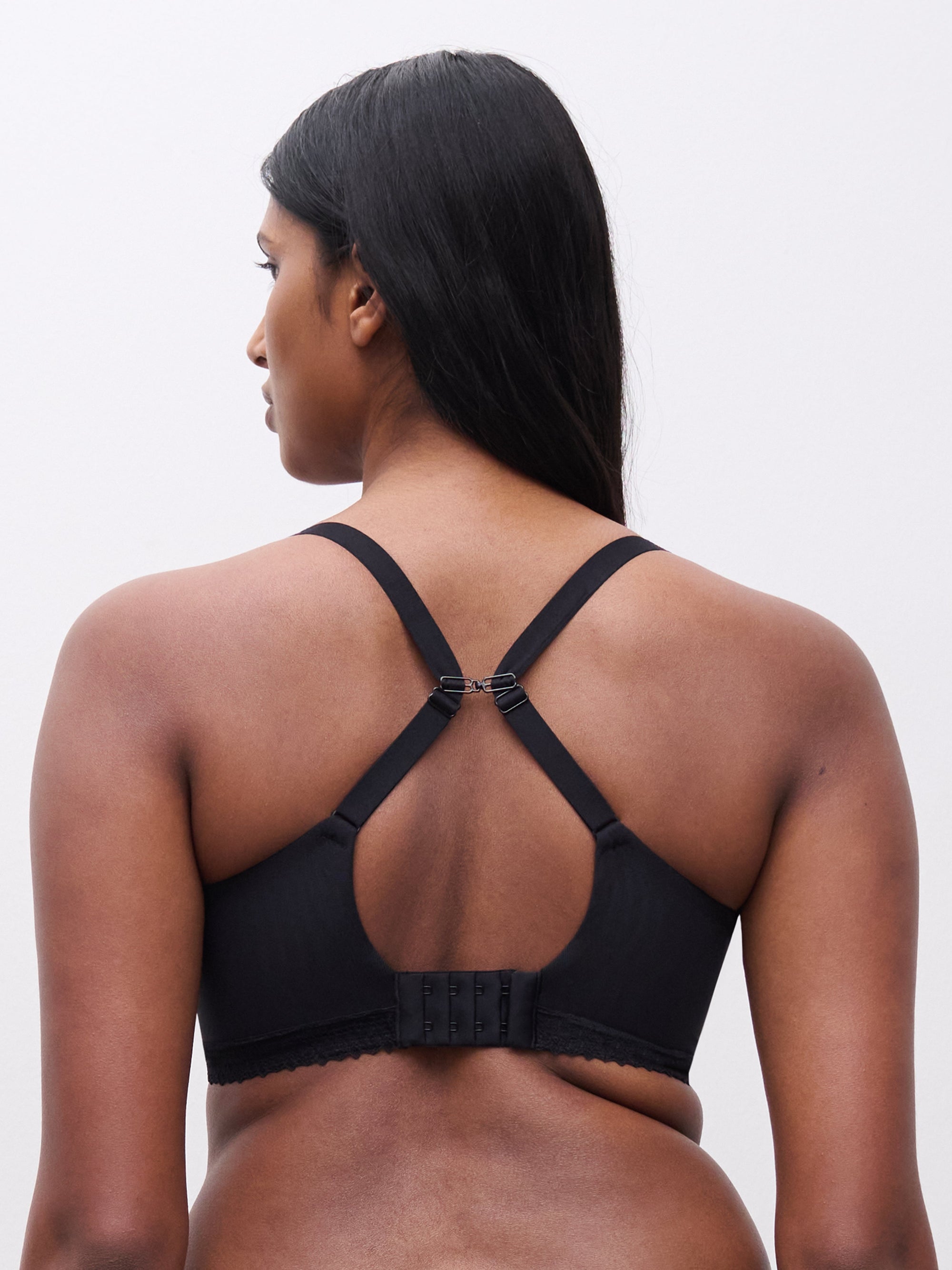 Romance Covering Underwired Bra - Black - 3