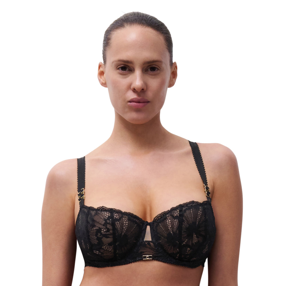 Muse Balconet Bra - Black - 1