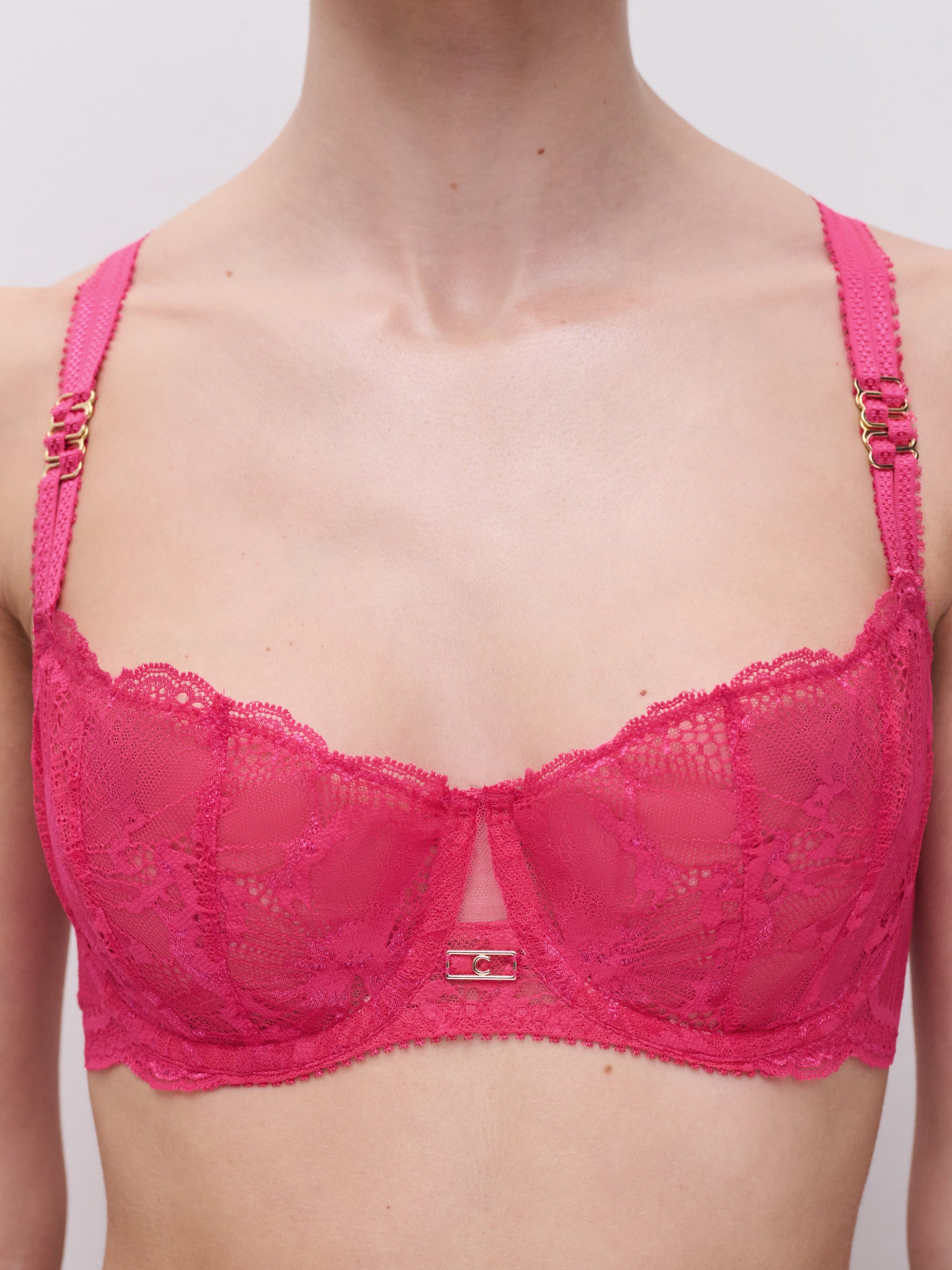 Muse Balconet Bra - Lipstick - 2
