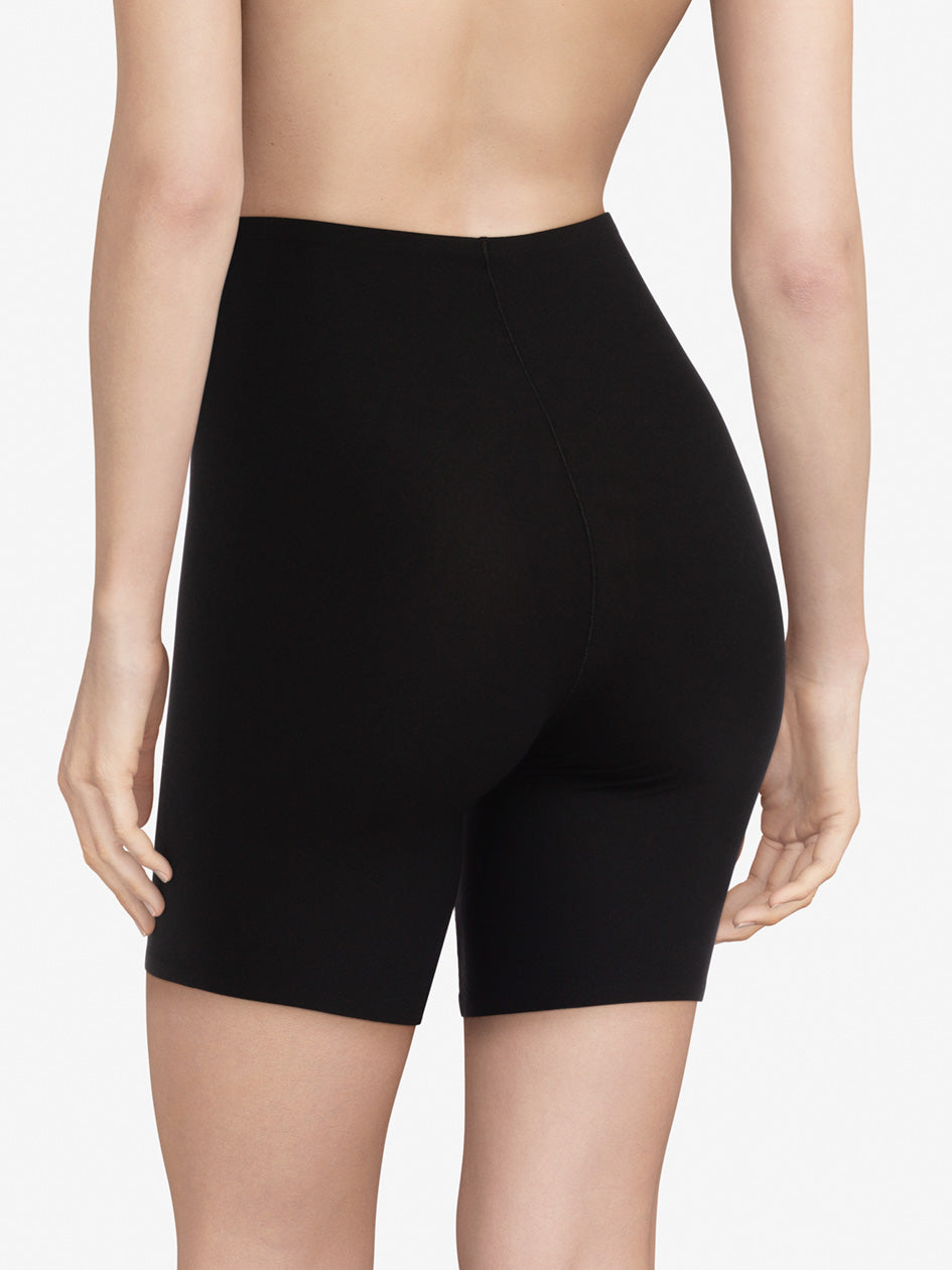 SoftStretch High Waist Mid-Thigh Short - Black - Image 2