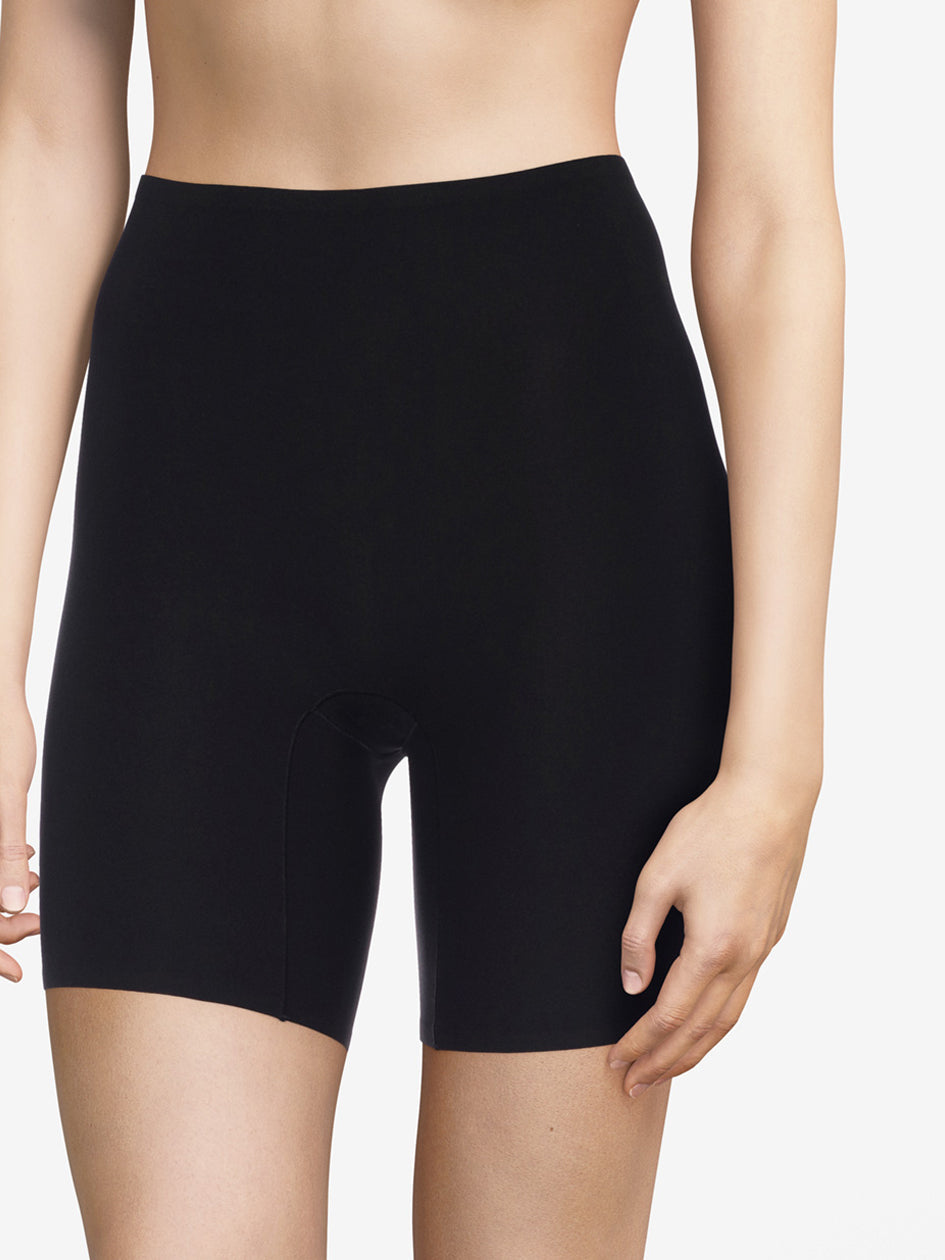 SoftStretch High Waist Mid-Thigh Short - Black - Image 1