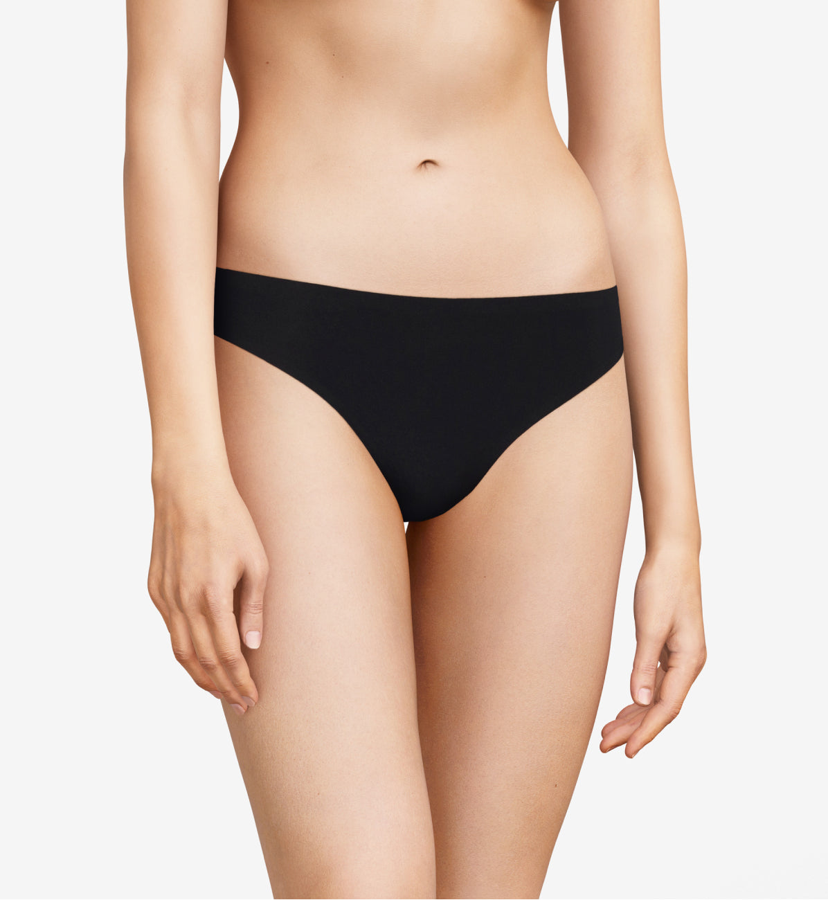 SoftStretch Thong - Black - Image 1