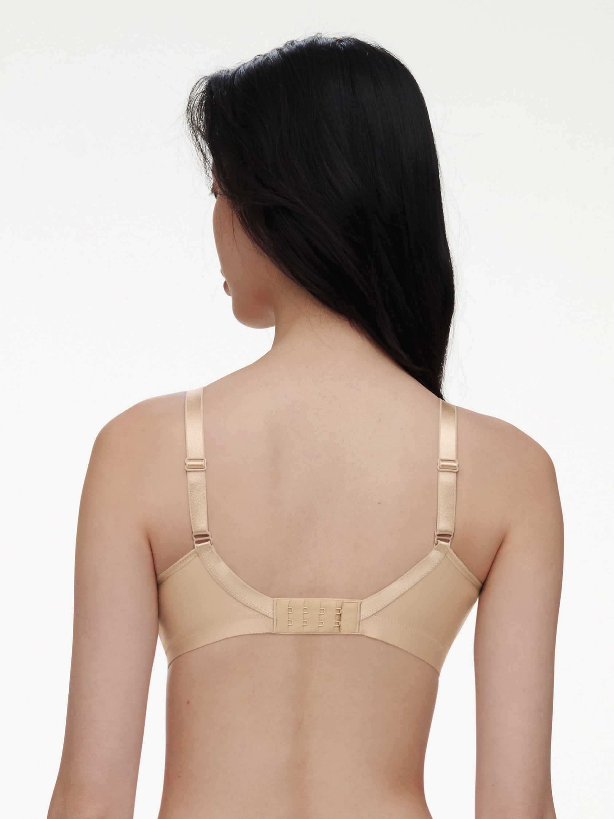Merci Custom Fit Wireless Bra with Pocket - Beige - 3