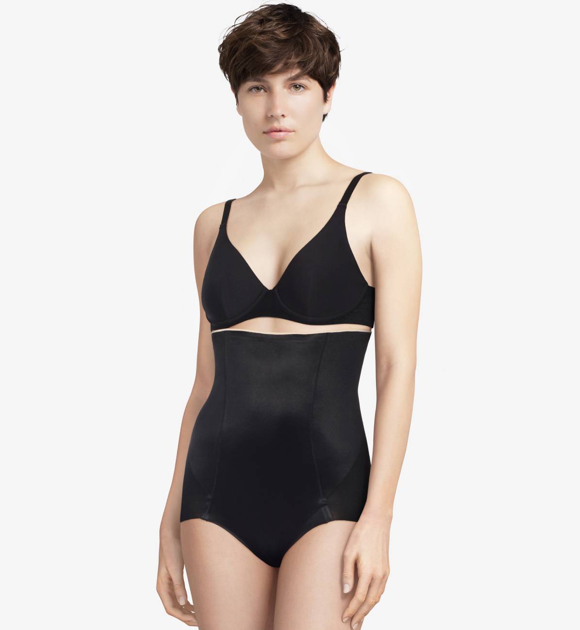 Basic Shaping High Waist Brief - Black - Image 1