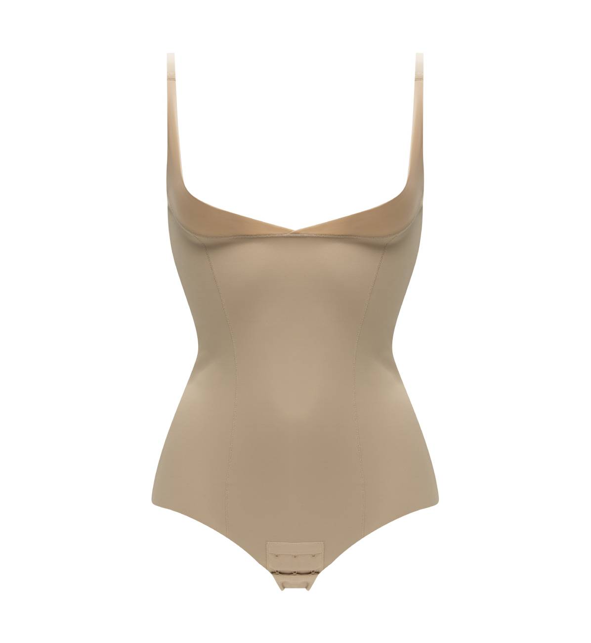 Basic Shaping Open Bust Bodysuit - Nude - Image 4