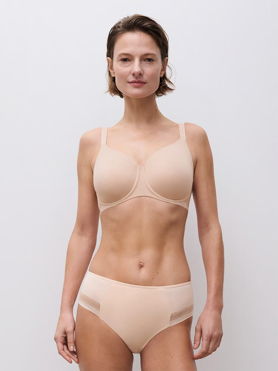 Easy Bliss Seamless Unlined Underwire Bra - Beige - 3