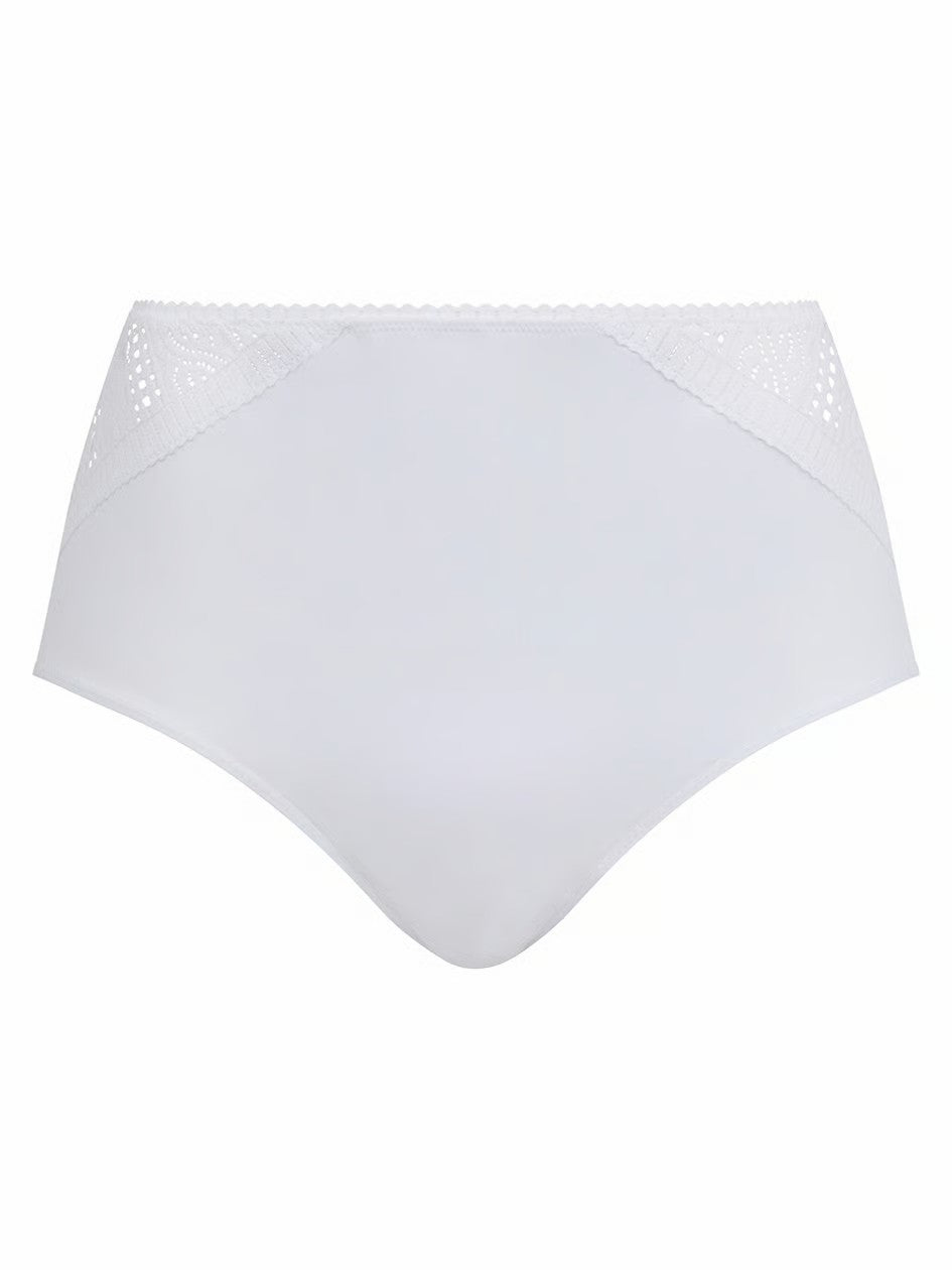 Easy Support High Waist Support Brief - White - White - 3