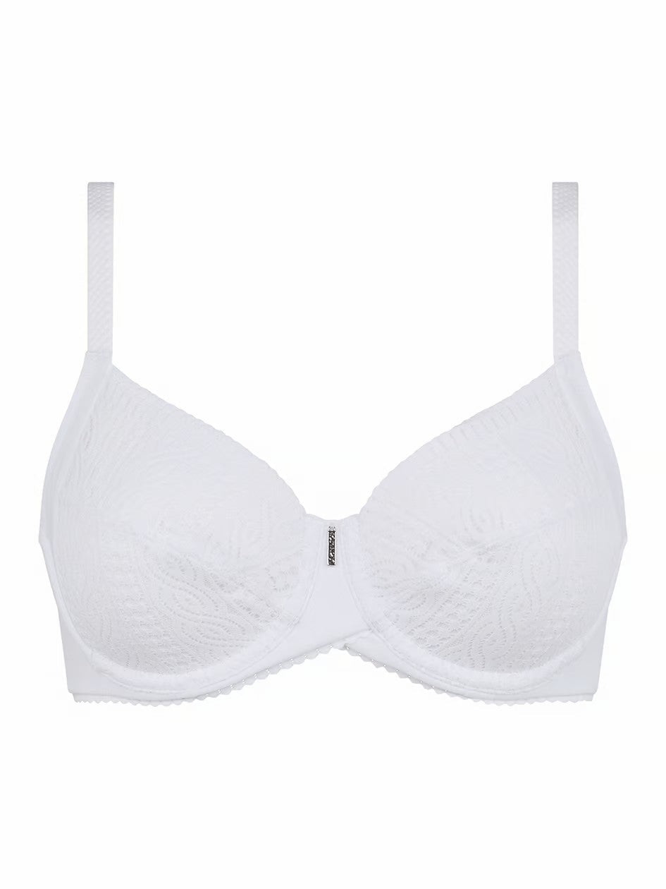 Easy Support Full Coverage Unlined Bra - White - White - 5