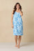 Cotton Waltz Nightgown - Blue Poppy - 1