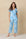 Blue Poppy Cotton Capri Pyjama Set - 1