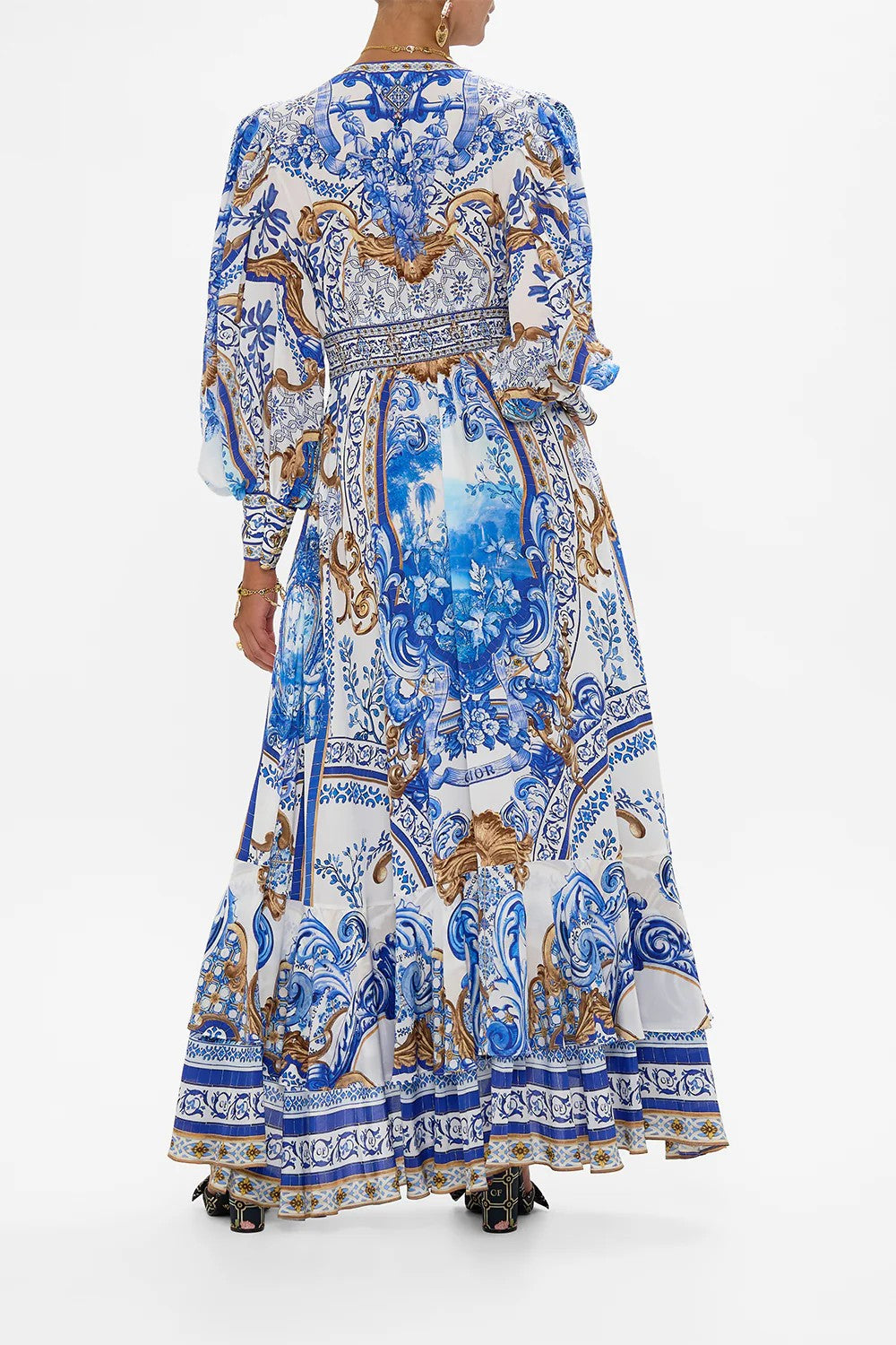 Long button front dress - 4