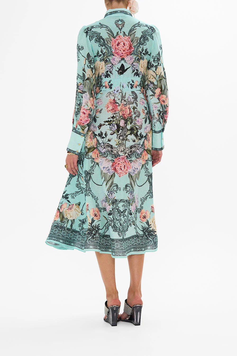 Waist tie shirt dress - 4