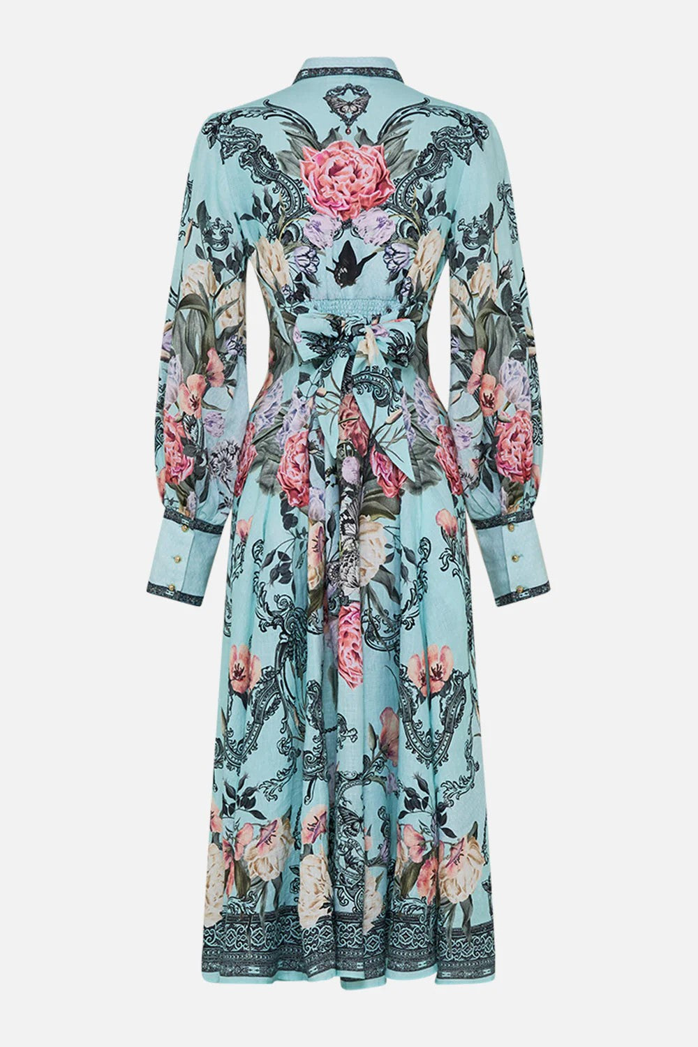 Waist tie shirt dress - 7