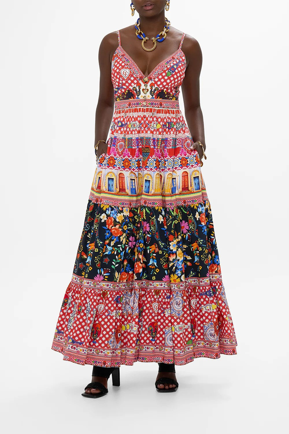 Tiered bodice dress - Mix - 1