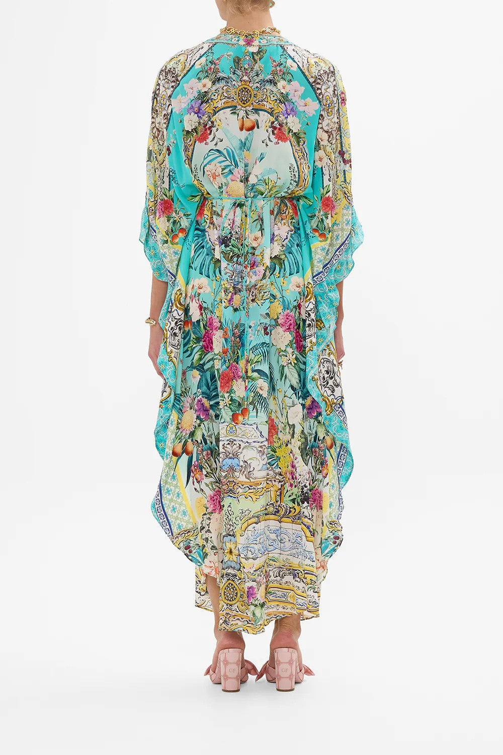 Gathered waist kaftan - 4