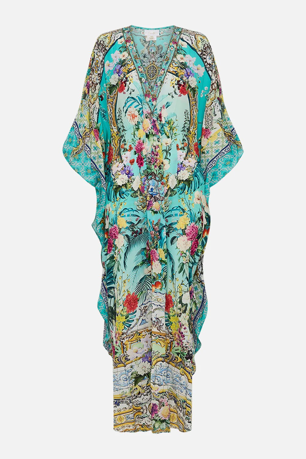 Gathered waist kaftan - 6