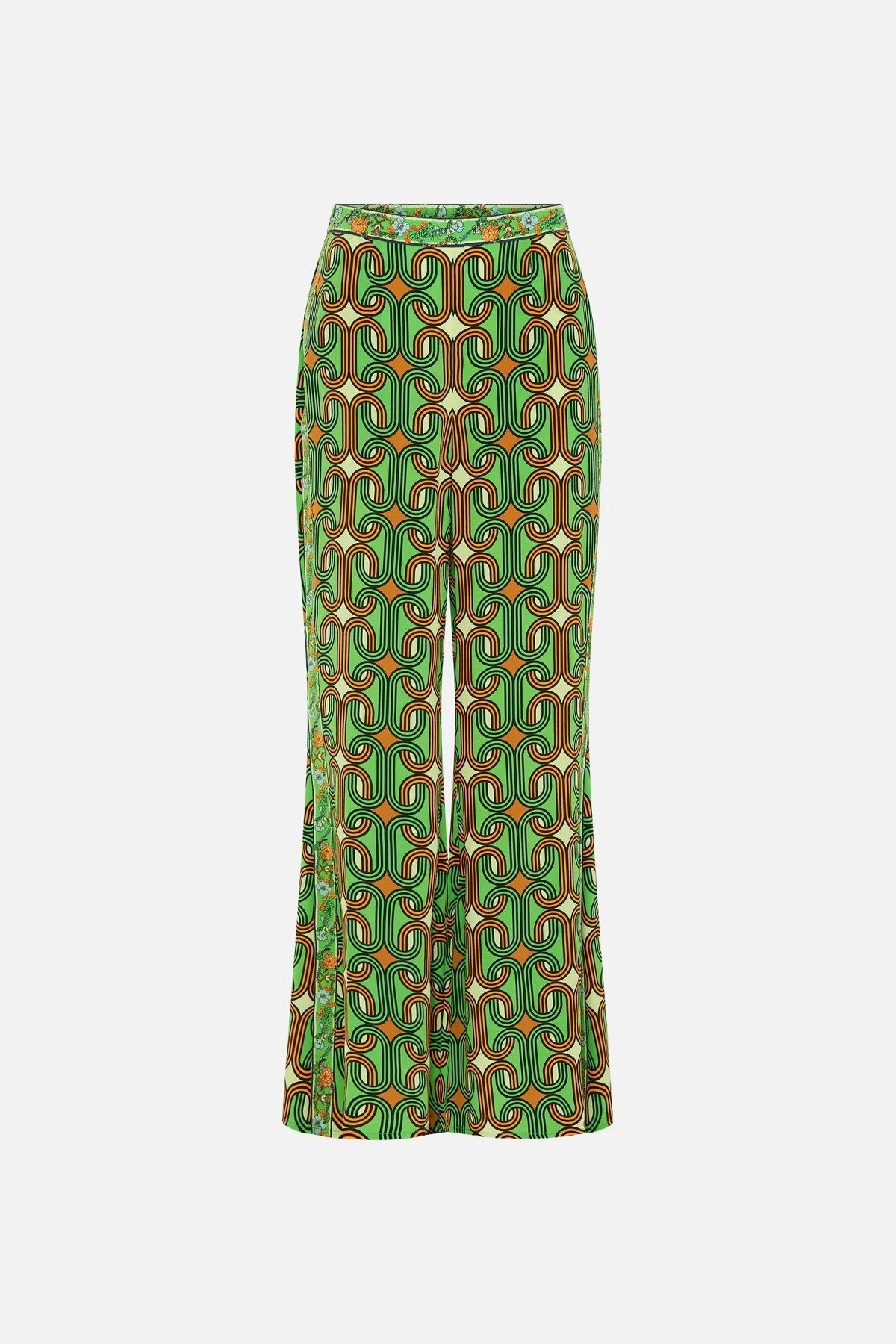Relaxed flare pant - Green - 3