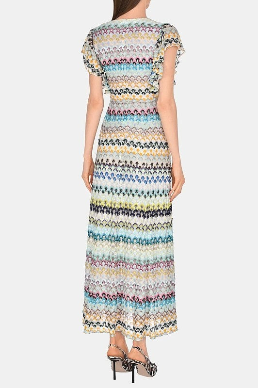 Missoni V-neck midi dress - 3