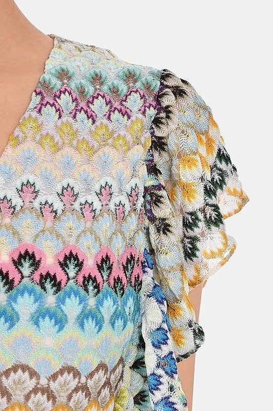 Missoni V-neck midi dress - 4
