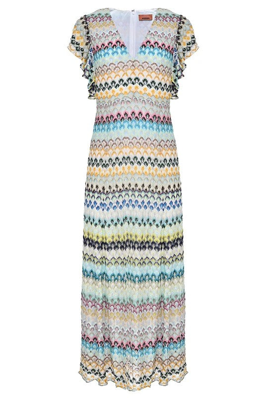 Missoni V-neck midi dress - 5