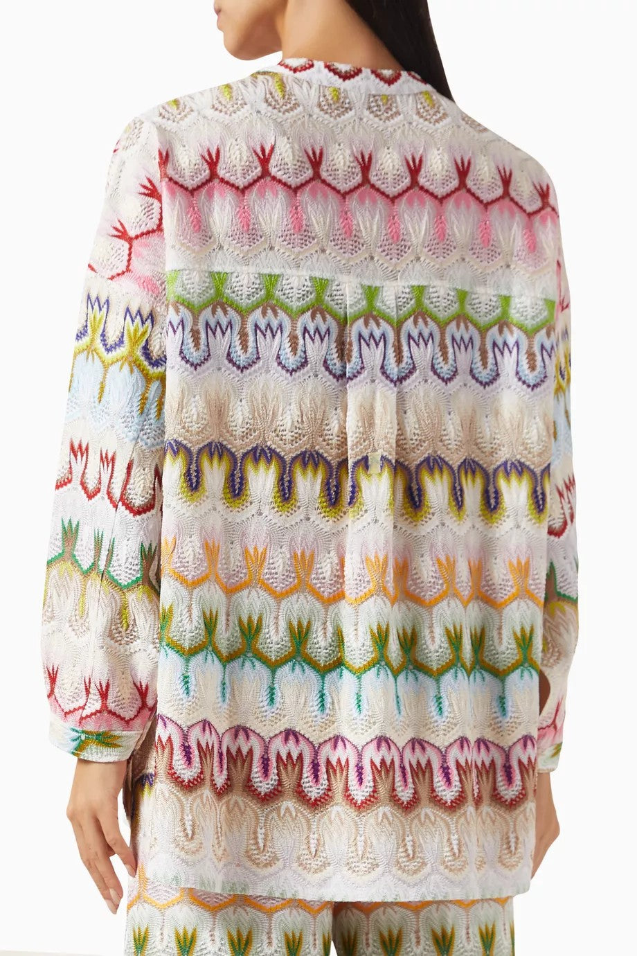 Oversized Korean-style lace blouse - 2
