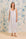 The "Elizabeth" Navy Floral Swiss Dot Long Nightgown - Navy - 1