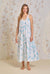The "Faye" Aqua Dream Cotton Lawn Ballet Nightgown - Aqua - 1