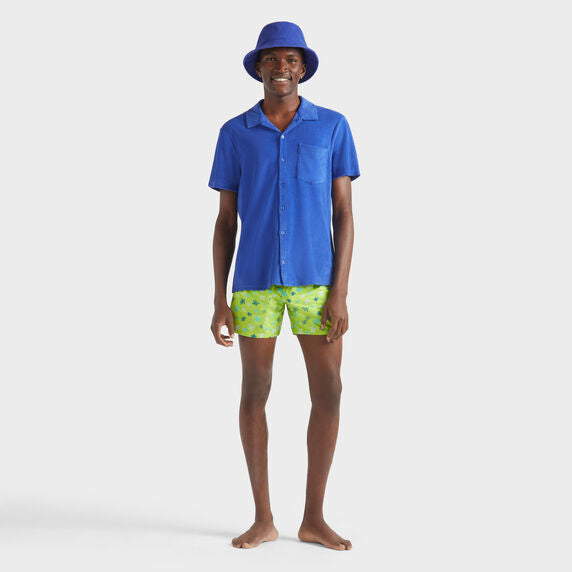 Terry Bowling Shirt Solid - Blue - 3