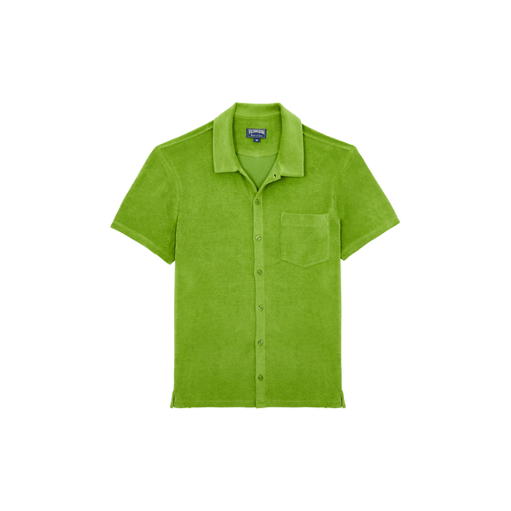 Terry Bowling Shirt Solid - Green - 4