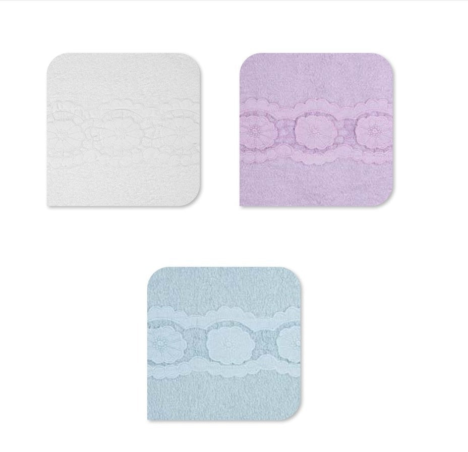Perforated shower towel - White - 2
